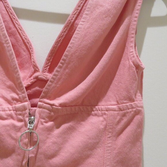 MARQUES' ALMEIDA Fringed Hem Top in Drill Pink Denim Preppy Feminine Y2K NWT - Picture 13 of 15